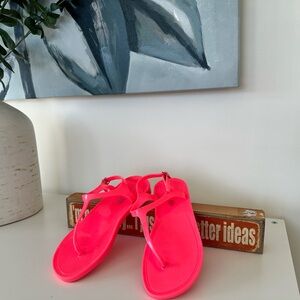 Neon Pink Women's Sandals